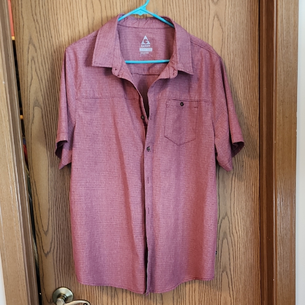 Gerry Weber Red Casual Button Down Shirt Relaxed Fit